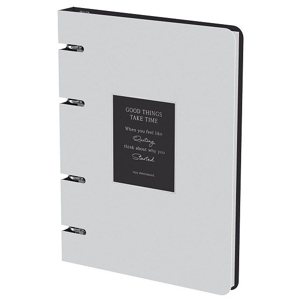 Тетрадь на кольцах А5, 120л., BG "Минимализм", картон, матовая ламинация, тиснение фольгой