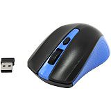 Мышь беспроводная Smartbuy ONE 352, синий, черный, 3btn+Roll