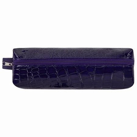 Пенал-косметичка BRAUBERG, "крокодиловая кожа", 20х6х4 см, "Ultra purple", 270848 