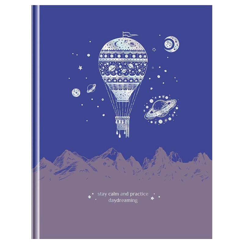 Бизнес-блокнот А5, 80л., BG "Немного волшебства", soft-touch ламинация, тиснение голографической фольгой