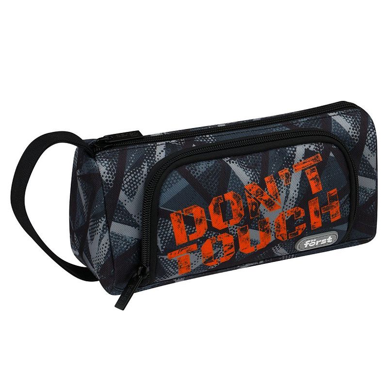 Пенал мягкий 1 отделение, 1 карман, 215*100*85 Först "Don't touch", текстиль