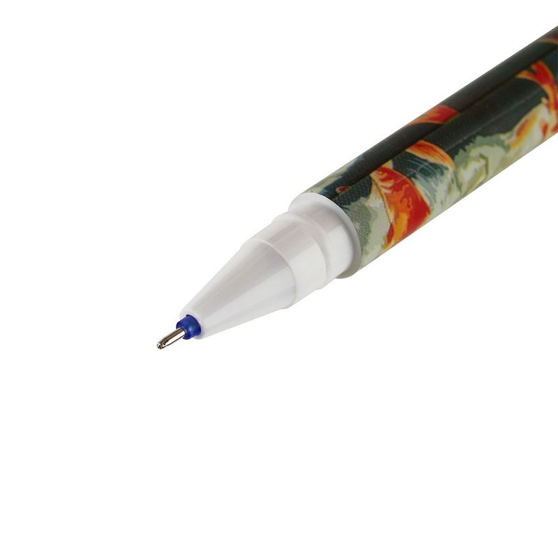 Ручка гелевая стираемая MESHU "Moody cats" синяя, 0,5мм, корпус ассорти 