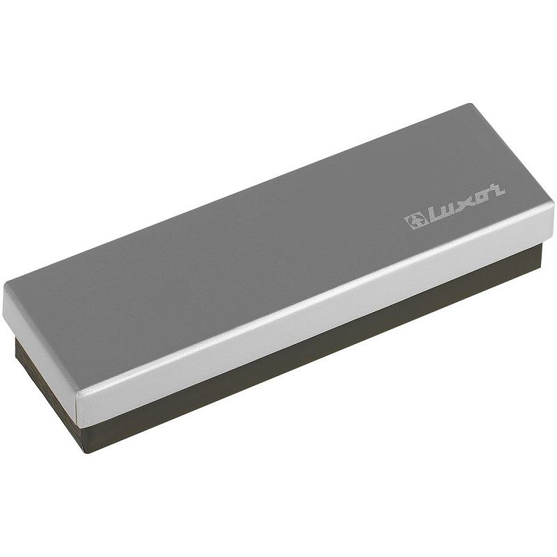 Ручка-роллер Luxor "Trident" синяя, 1,0мм, корпус серебро/золото, футляр 