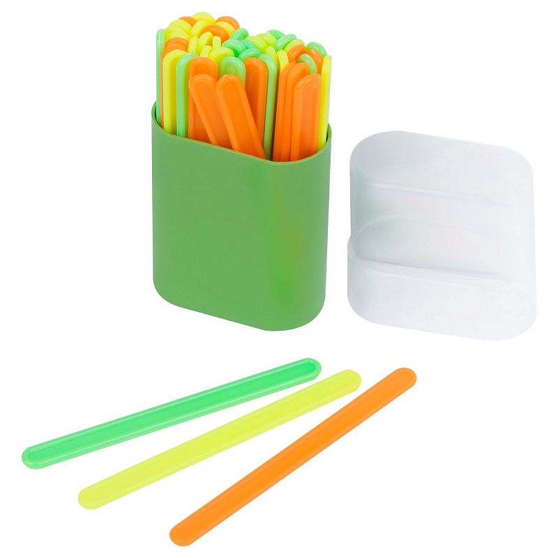 Набор счетных палочек СТАММ, 50шт. в пенале, ассорти 