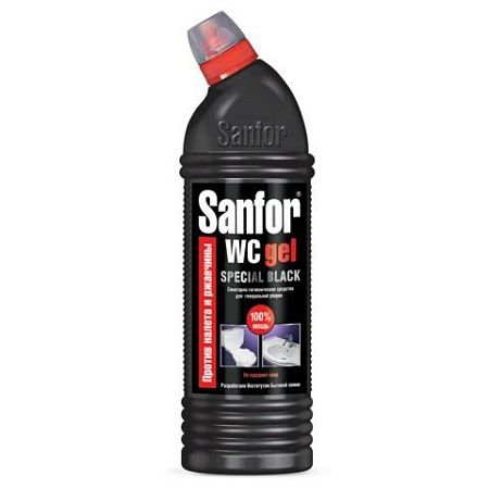 Чистящее средство 1 кг, SANFOR WC gel (Санфор гель) "Special Black", 1953 