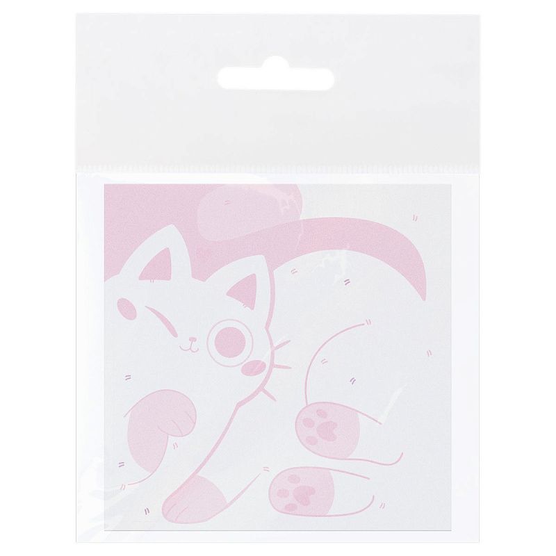 Блок для записей MESHU "Meow-meow", 8,5*8,5см, 100л., на склейке