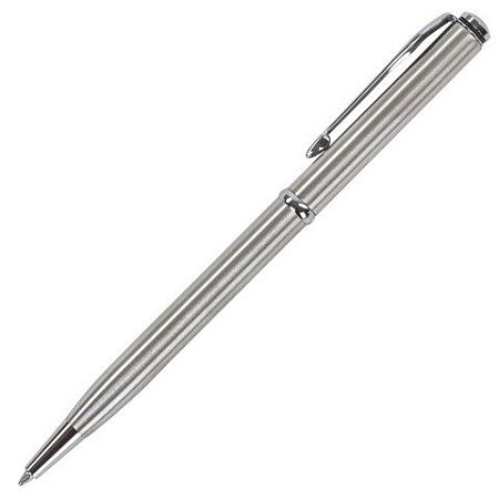 Ручка подарочная шариковая GALANT "Arrow Chrome", корпус серебристый, хромированные детали, пишущий узел 0,7 мм, синяя, 140408 