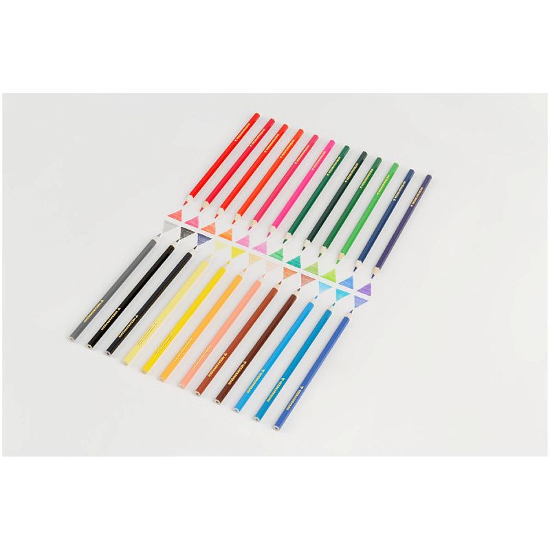 Карандаши цветные Мульти-Пульти "Чебурашка", 24цв., заточен., картон, европодвес