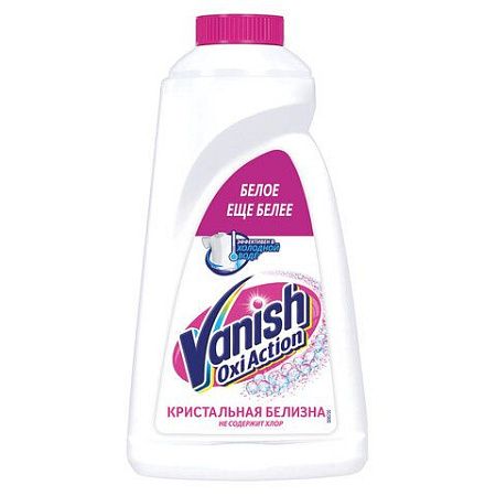 Средство для удаления пятен 1 л, VANISH (Ваниш) "Oxi Action", для белой ткани 