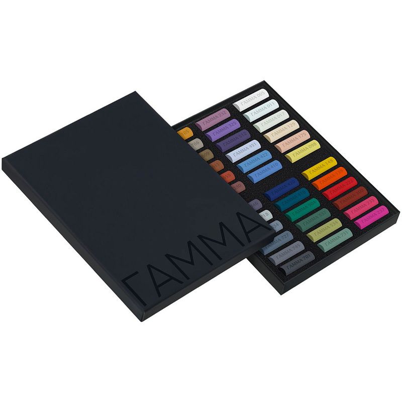 Пастель художественная Гамма, 36 цветов, картон. упак.