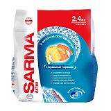 Порошок для машинной стирки Sarma "Актив. Горная свежесть", 2,4кг 