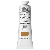 Краска масляная профессиональная Winsor&Newton "Artists Oil", 37мл, медный