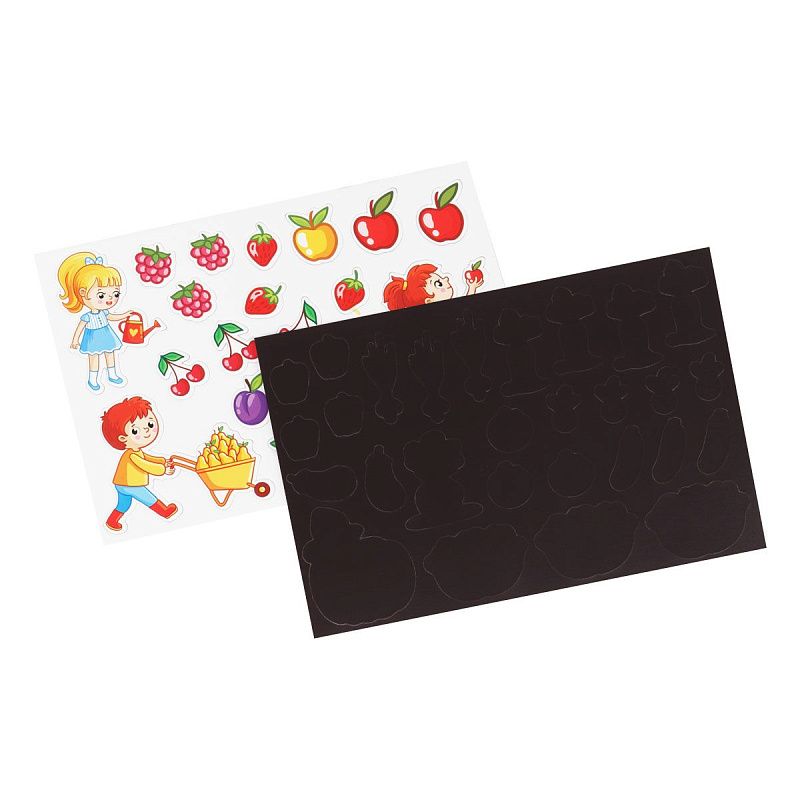 Игра развивающая на магнитах ТРИ СОВЫ "Сад и огород", 52 эл. 