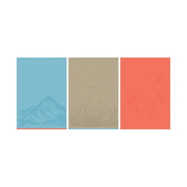 Тетрадь 96л., А4, клетка BG "Monocolor. Serenity", выб. лак