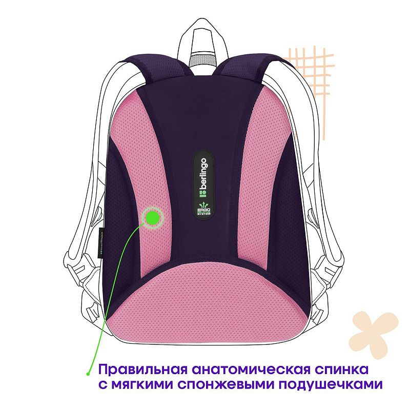 Ранец Berlingo Expert Plus "Colored dots" 38*29*15см, 2 отделения, 2 кармана, анатомическая спинка 