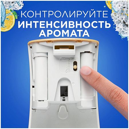Комплект освежитель воздуха автоматич. и смен. блок Glade "Лазурная волна и магнолия", 269мл 