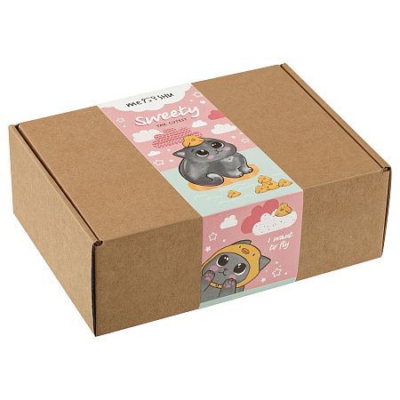Набор канцелярских принадлежностей подарочный MESHU "Sweety", 20 предметов