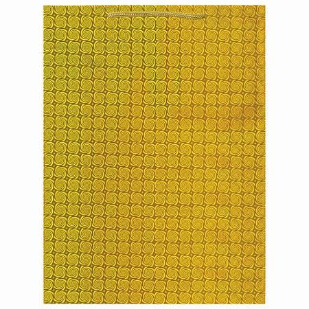 Пакет подарочный 33x12,7x44,7 см, ЗОЛОТАЯ СКАЗКА голография, ассорти 3 цвета, 606610