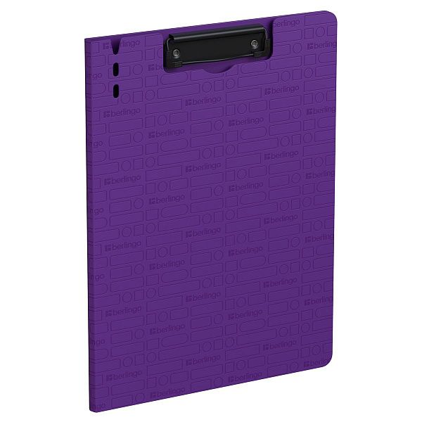 Папка-планшет с зажимом Berlingo "Your Way" А4, пластик (полифом), 1800мкм, фиолетовая