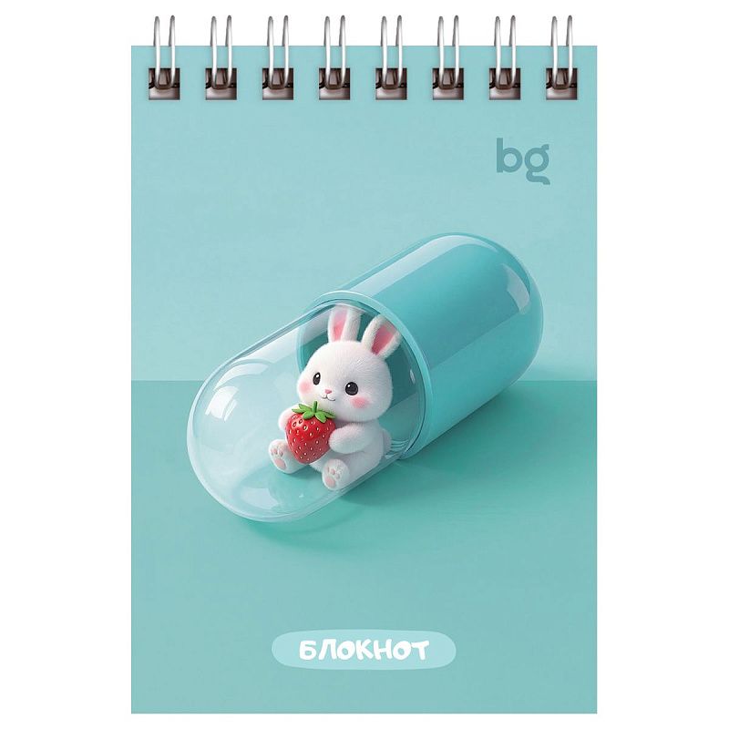 Блокнот А7 40л. на гребне BG "Микс"
