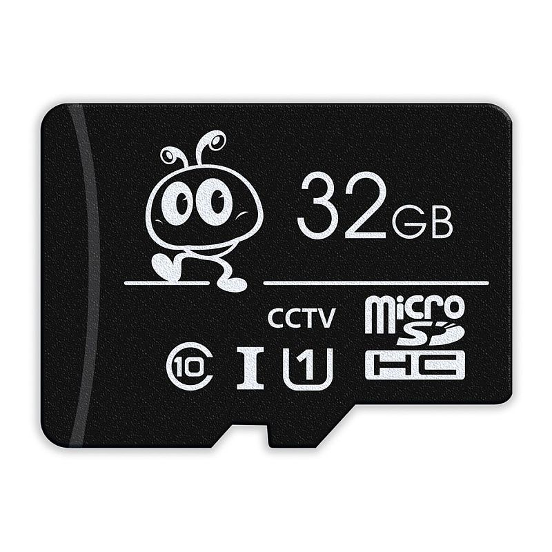Карта памяти SmartBuy MicroSDHC 32GB UHS-1, Class 10, скорость чтения 95Мб/сек, для видеонаблюдения (с адаптером SD)