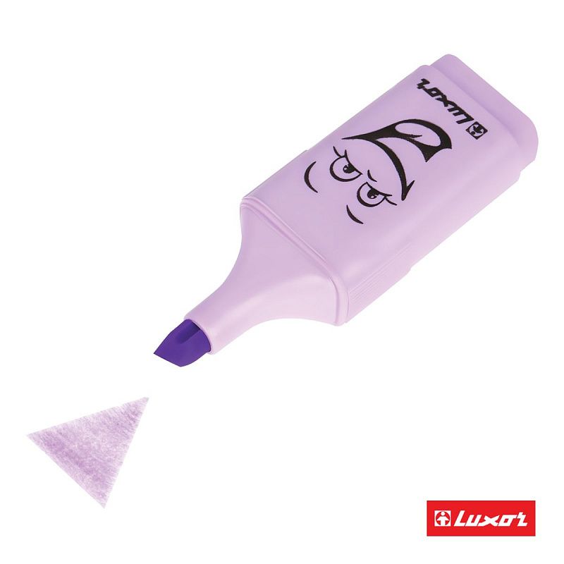 Текстовыделители Luxor "Eyeliter Pastel" пастельный фиолетовый, 1-4,5мм 
