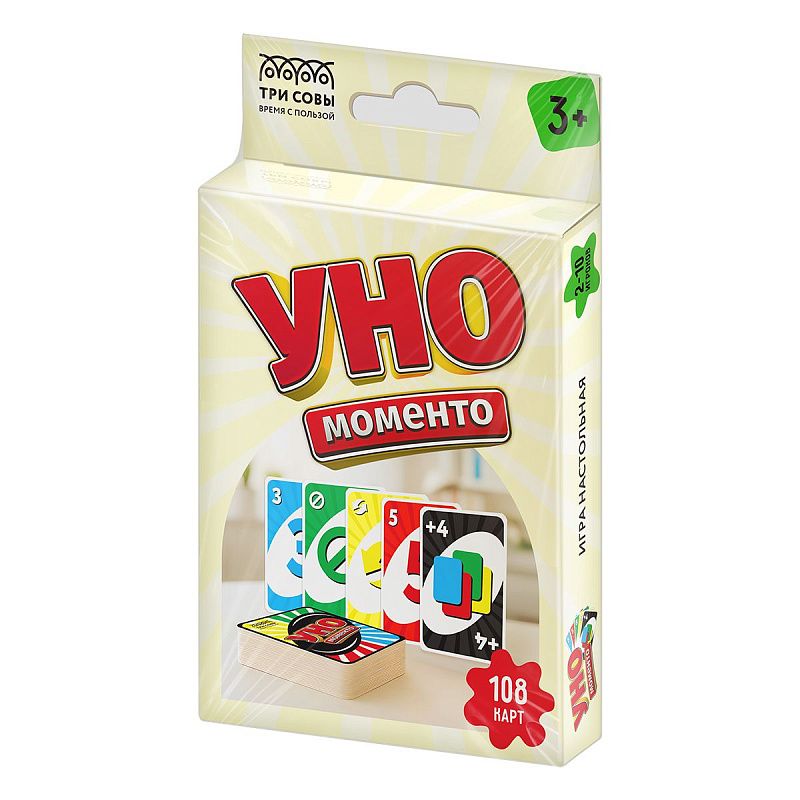 Игра настольная ТРИ СОВЫ "Уно Моменто" 
