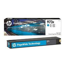 Картридж струйный HP (F6T81AE) PW Pro 477dw/452dw, №973X, голубой, увеличенный ресурс 7000 страниц, оригинальный Картридж струйный HP (F6T81AE) PW Pro 477dw/452dw, №973X, голубой, увеличенный ресурс 7000 страниц, оригинальный