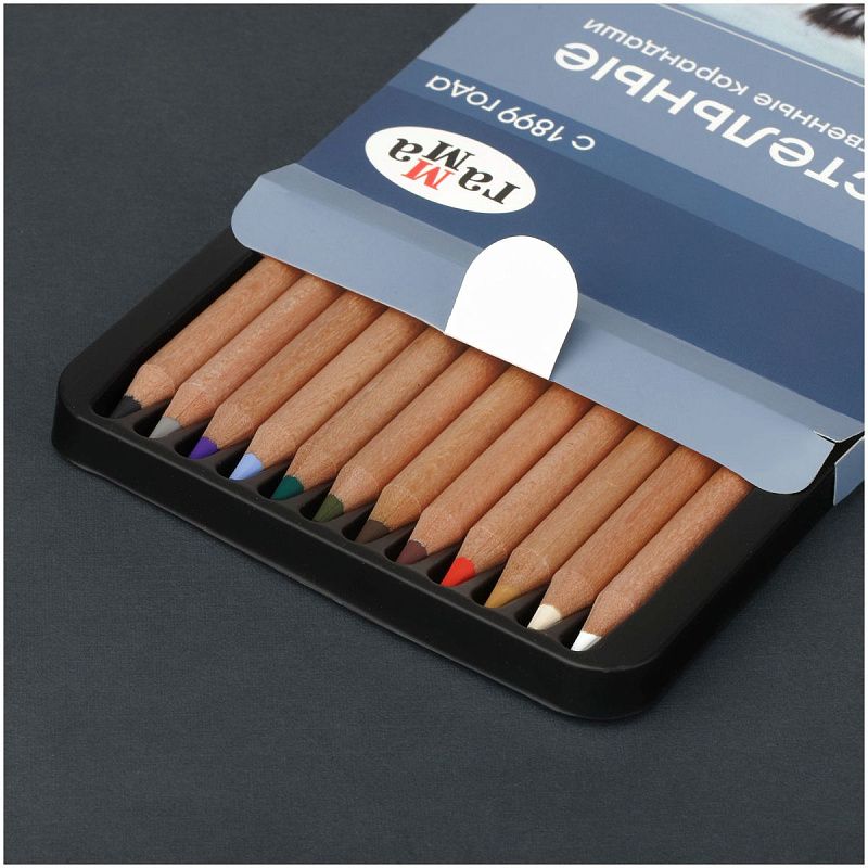 Пастельные карандаши Гамма "Студия", 12цв.