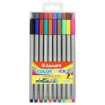 Фломастеры Luxor  "Color Stick", 20цв., смываемые, ПВХ, европодвес