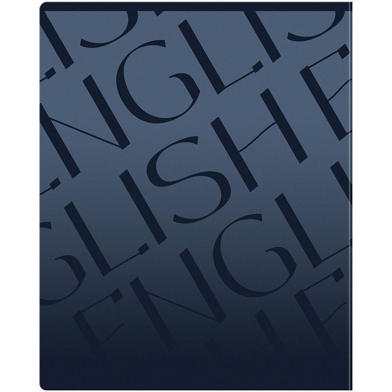 Тетрадь предметная 48л. BG "Темное стекло" - Английский язык, конгрев, твин-лак, 70г/м2