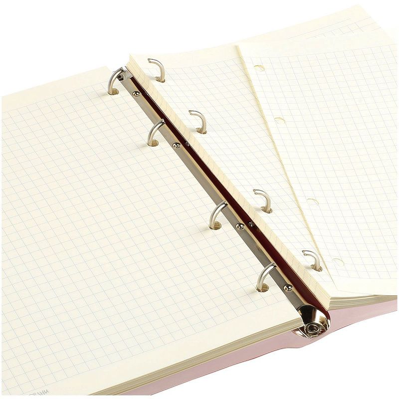 Тетрадь на кольцах 120л., А5, клетка MESHU "Neko", с пластиковой обложкой