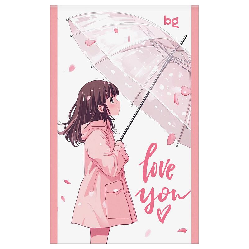 Блокнот А6 32л., на скрепке BG "Девчачьи радости"