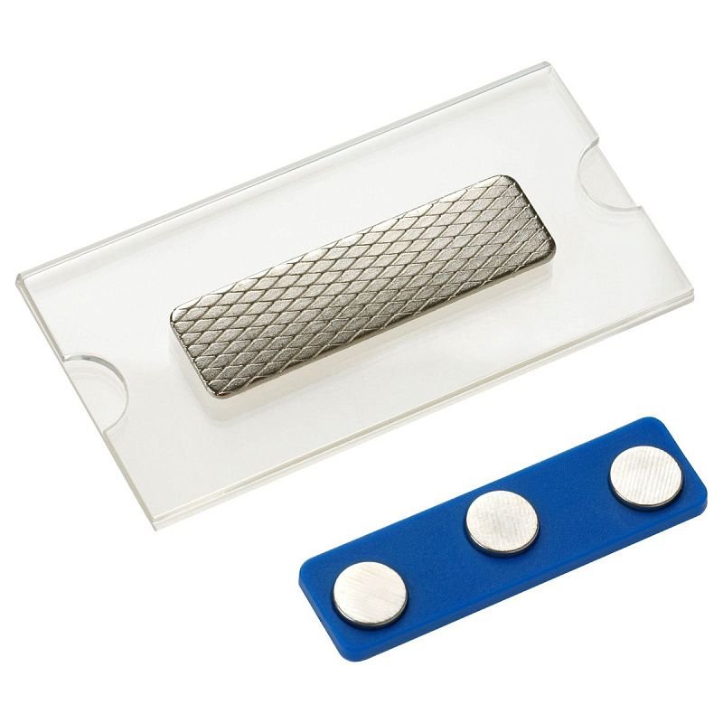 Бейдж горизонтальный OfficeSpace, 35*70мм, магнитный