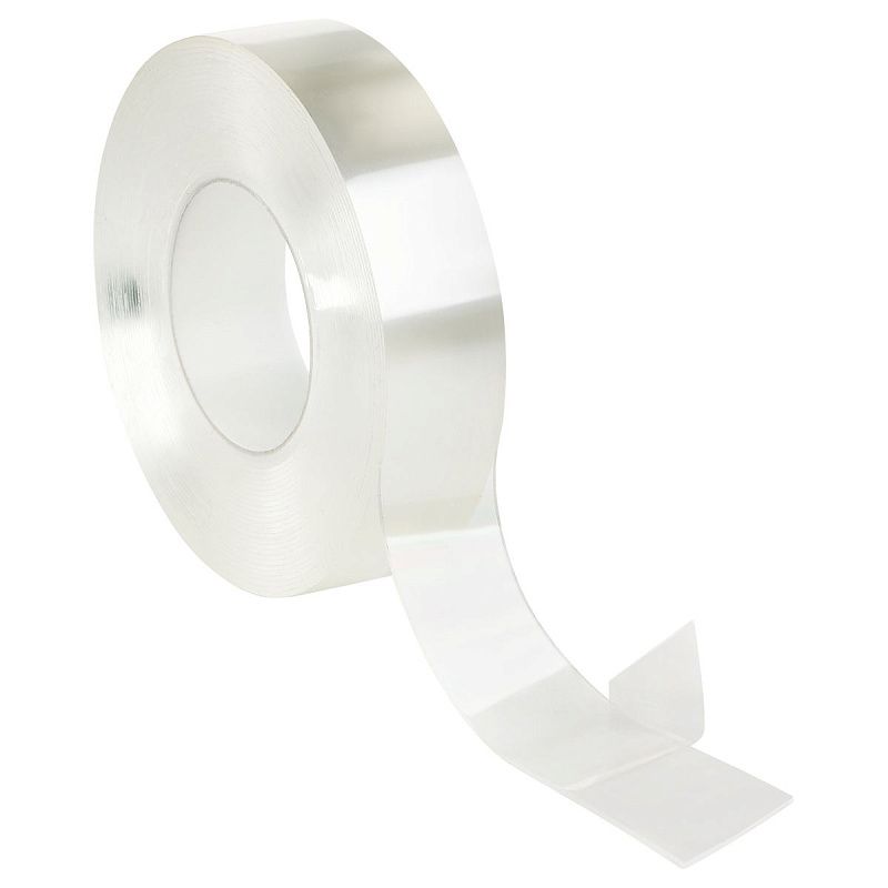 Клей-лента двусторонняя многоразовая OfficeSpace, 20мм*1мм*5м