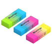 Ластик Berlingo "Radiance ", прямоугольный, цвета ассорти, 50*18*10мм