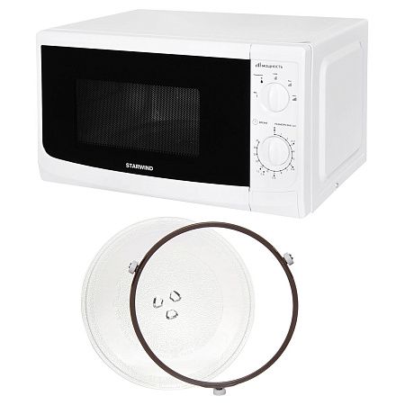 Микроволновая печь Starwind SWM5620, 20л, 700Вт, механическое управление, белая