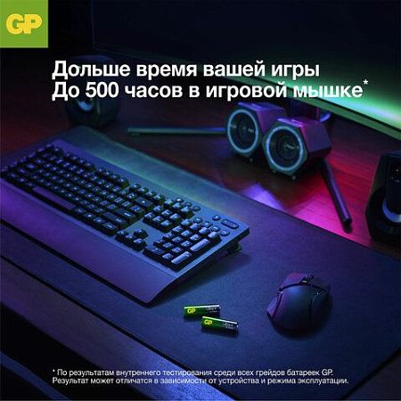 Батарейки КОМПЛЕКТ 4 шт., GP Ultra Plus, AAA (LR03, 24 А), алкалиновые, мизинчиковые, 24AUPNEW-2CR4