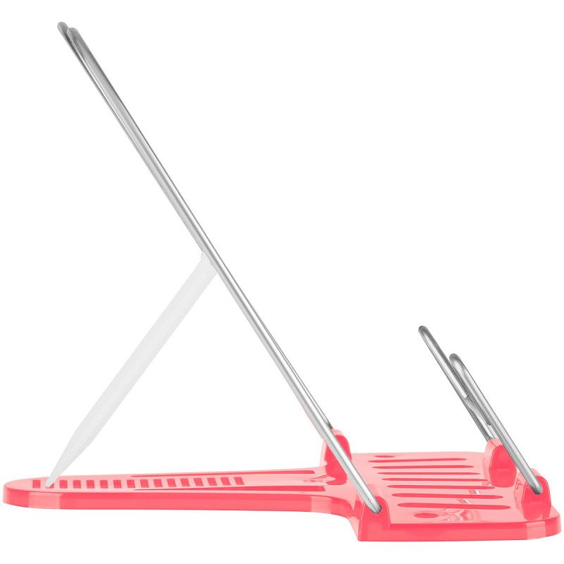 Подставка для книг СТАММ "Премиум", неоновая розовая 