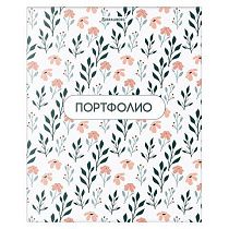 Папка-портфолио универсальная, 4 кольца, 20 файлов, 7БЦ матовая, BRAUBERG "Flowers", 117556