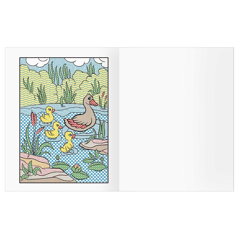 Раскраска водная 200*250 ТРИ СОВЫ "Раскрась водой. Мамы и малыши", 8стр.