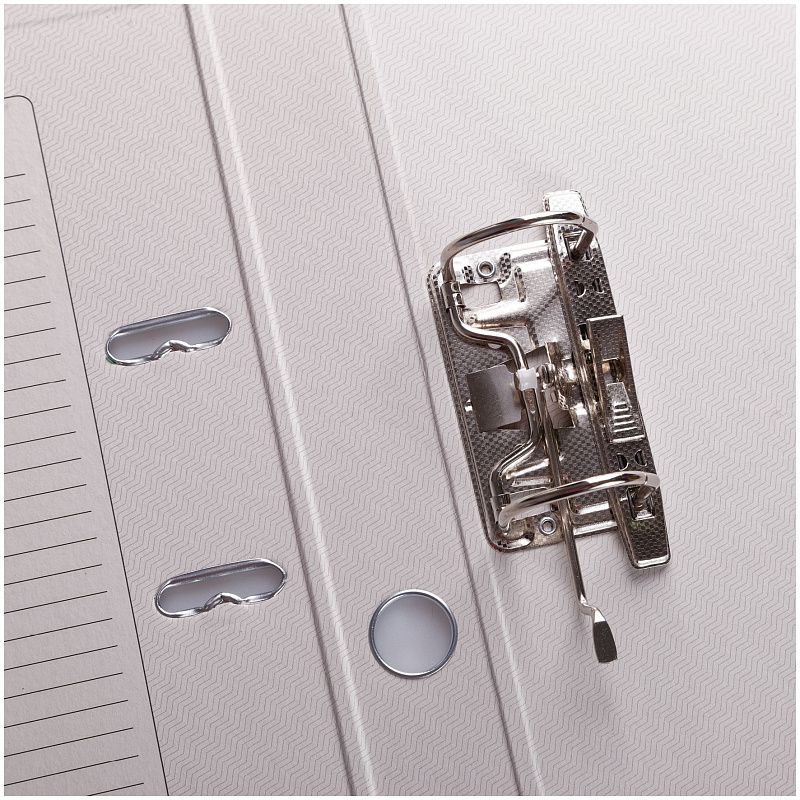 Папка-регистратор OfficeSpace, 50мм, бумвинил, с карманом на корешке, зеленая 