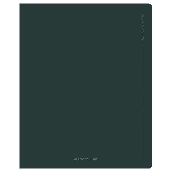 Тетрадь 48л., А5, клетка Greenwich Line "Salamander", "cофт-тач" ламинация, выб. лак, 70г/м2
