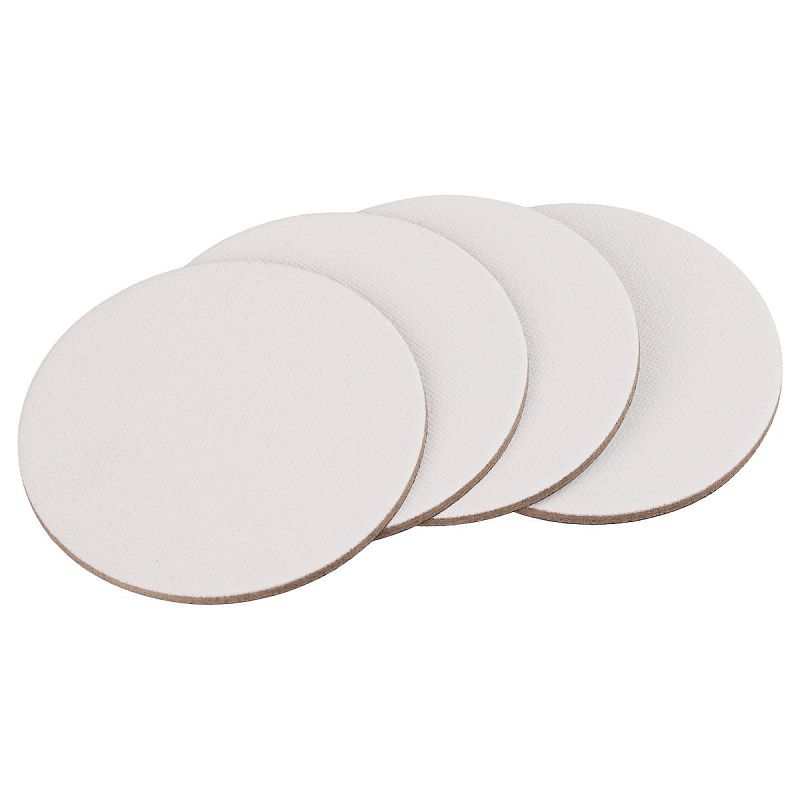 Набор холстов на магните Гамма "Студия", круглый, 4шт., диаметр 7,5см, 100% хлопок, 280г/м2, мелкое зерно