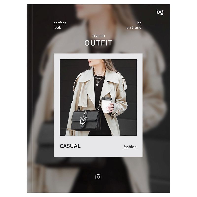 Бизнес-блокнот А5, 64л., ЛАЙТ BG "Стиль. Мода", soft-touch ламинация