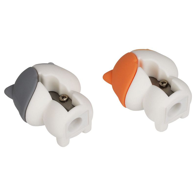 Точилка MESHU, "Kitten", 1 отверстие, ассорти 