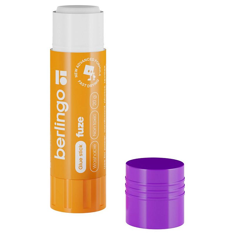 Клей-карандаш Berlingo "Fuze", 20г, ПВП