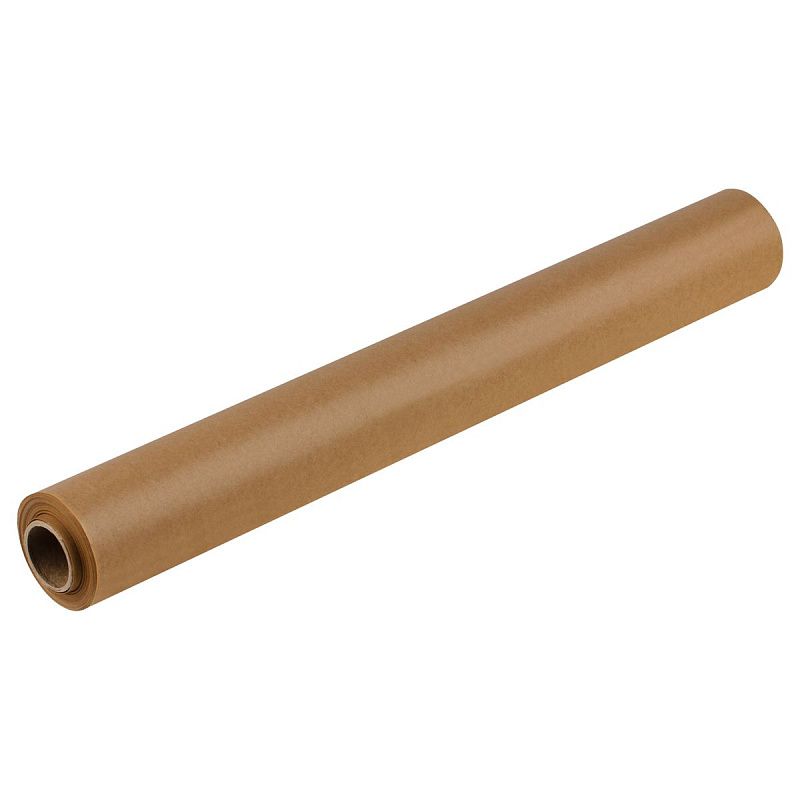 Бумага (пергамент) для выпечки OfficeClean, бежевая, 38см*25м, 41г/м2, в рулоне, в пленке, силиконизированная