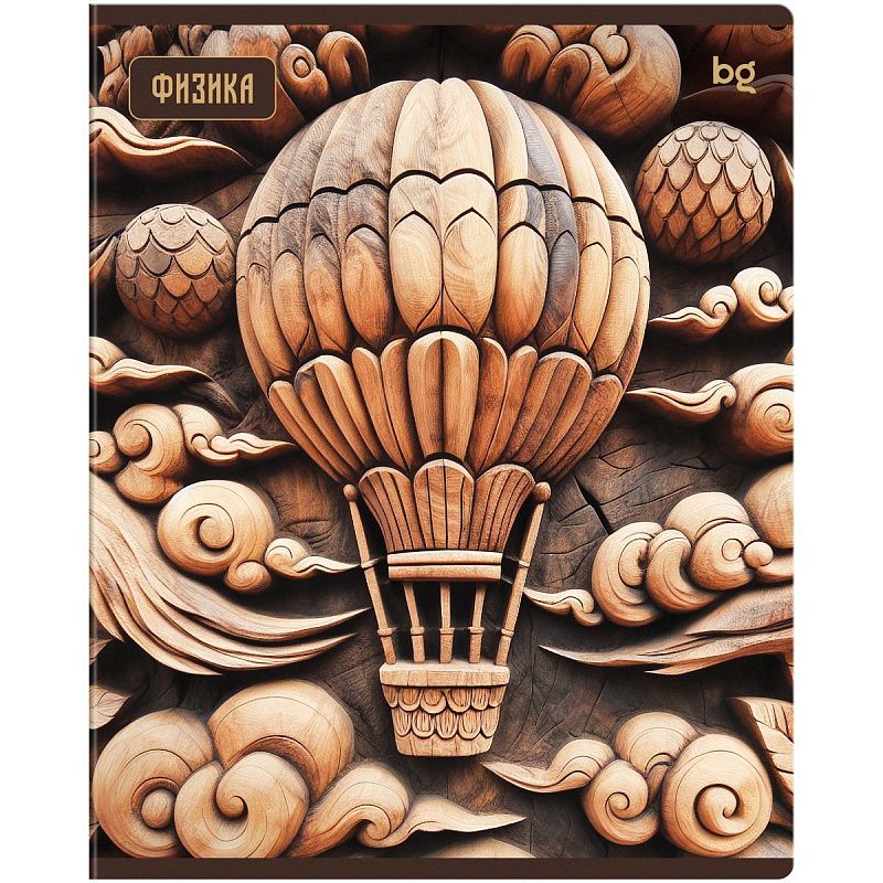 Тетрадь предметная 48л. BG "Дерево знаний" - Физика, soft-touch ламинация