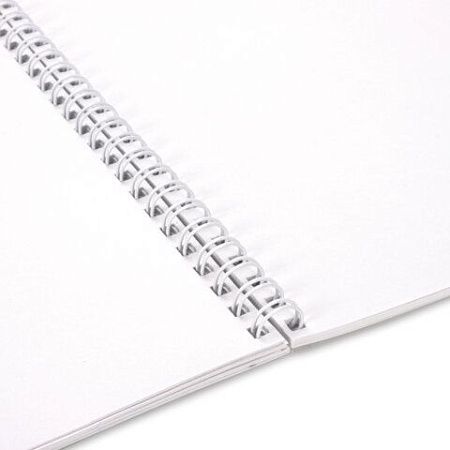 Альбом для акварели А4 40л., бумага 200 г/м, гребень, твердая подложка, BRAUBERG, Дизайн 2, 116884